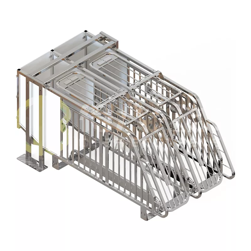 लामो स्पेनिश फ्री-पहुँच पिग स्टालहरू